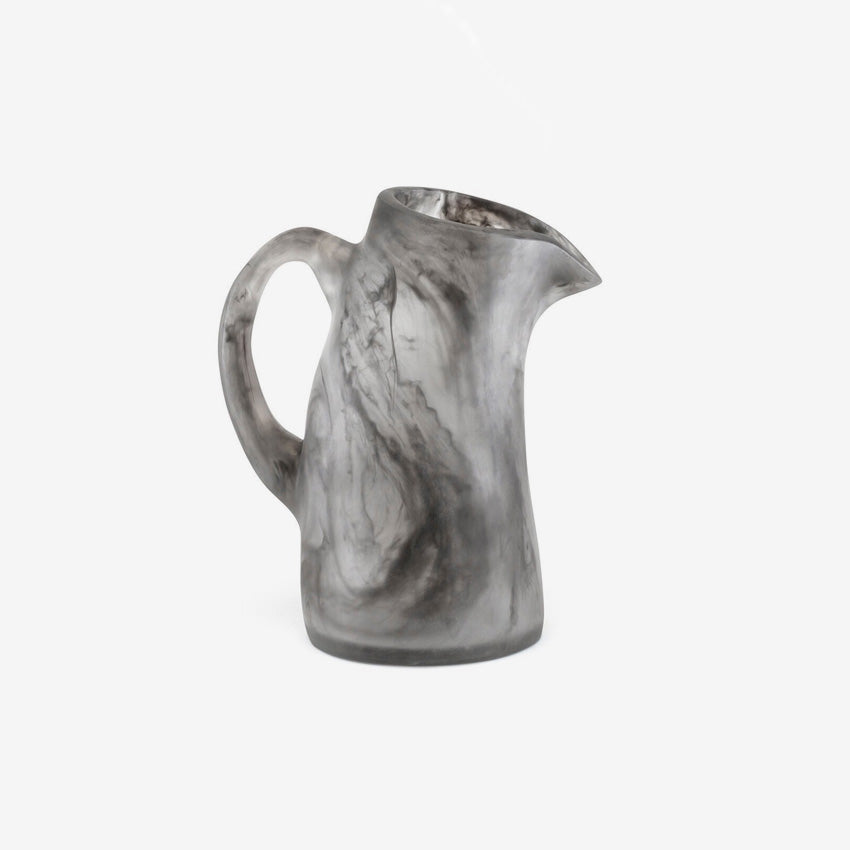 CDMX Design | Monica Calderon Studio Cha Cha Pitcher - Elegant Glass Pitcher for Cocktails, Lemonade & Iced Tea - Perfect for Home Bars, Parties & Outdoor Entertaining