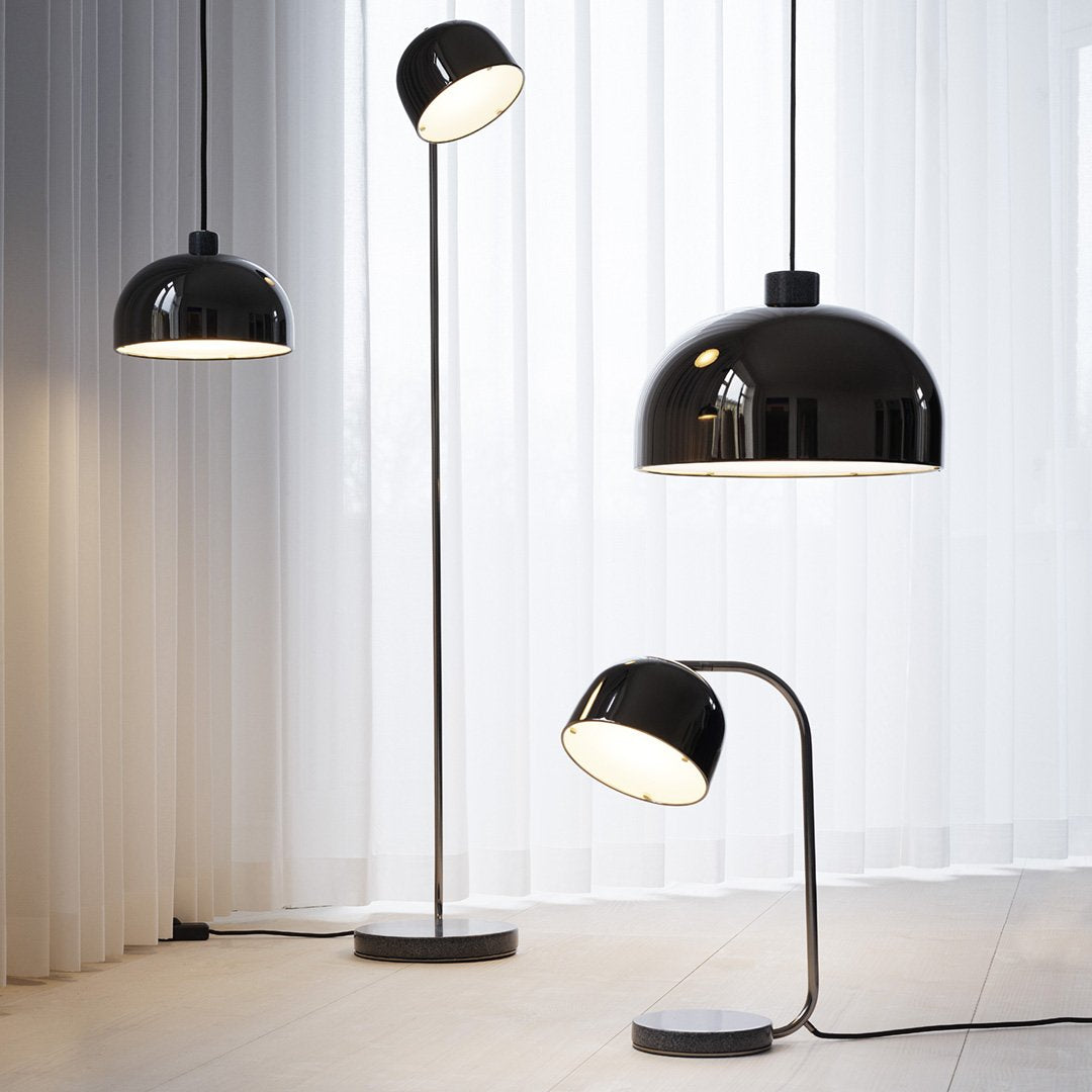 Modern Grant Floor Lamp - Adjustable Height LED Standing Light for Living Room, Bedroom & Office - Warm White & Cool White Light Options - Perfect for Reading, Working & Relaxing