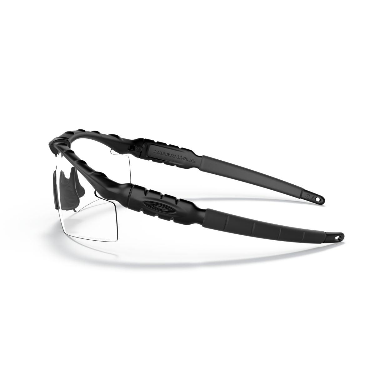 Oakley SI M Frame 2.0 Tactical Sunglasses - Matte Black Frame with Clear Lens - Military & Sports Eyewear - Model 0OO9213 921304 - Perfect for Outdoor Activities, Shooting Range & Tactical Operations