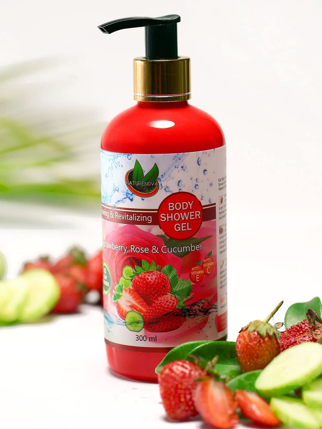 NatureNova Herbals Body Care Gift Set - Shower Gel (300ml), Exfoliating Scrub (200ml), Nourishing Body Oil (100ml) & Hydrating Lotion (200ml) - 4-Piece Spa Kit for Relaxation & Skin Renewal - Perfect for Self-Care, Gifts & Luxury Bath Time (NNHCB-BL4)