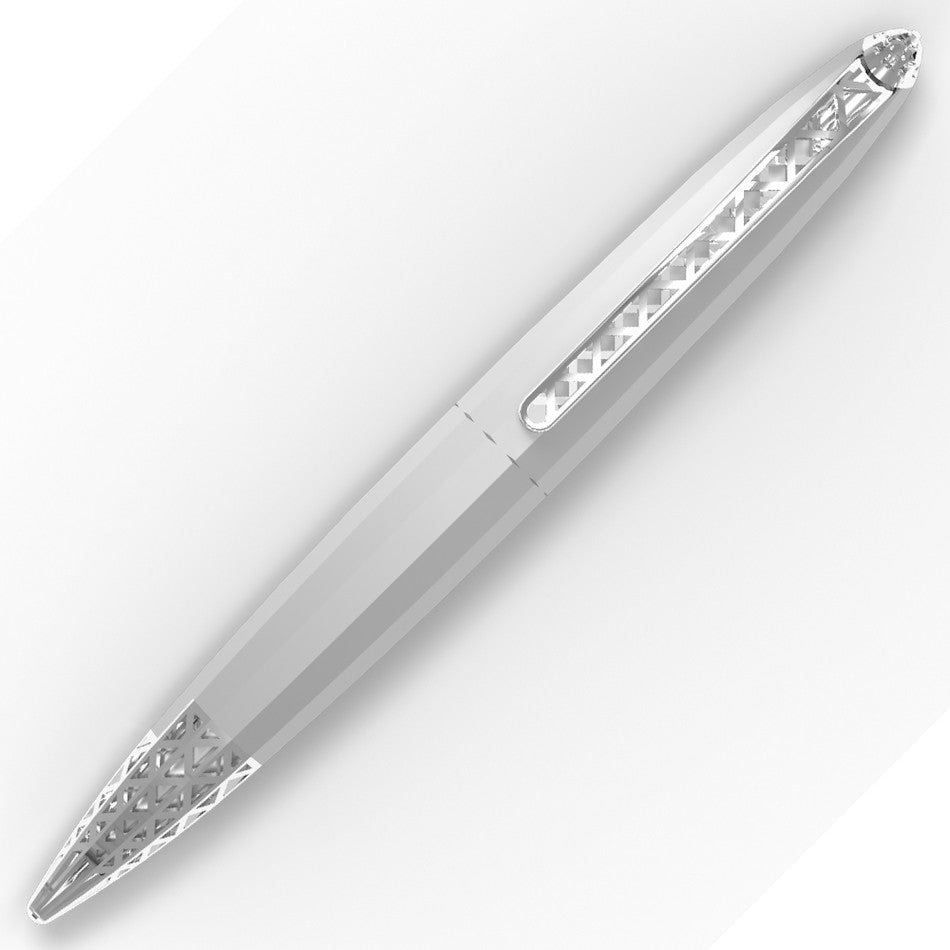 Diplomat Zepp Rollerball Pen - Premium Chrome Finish Writing Instrument for Business, Office & Gift Giving