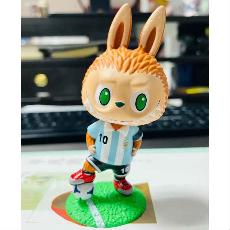 Labubu The Monsters Argentina Soccer Football Team Lionel Messi Action Figure - Collectible Toy for Fans, Gift for Soccer Lovers, Perfect for Display & Play