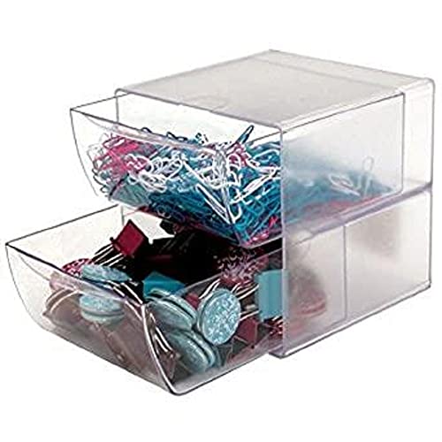 Deflecto Stackable Cube Organizer - Modular Storage Bins for Home & Office Organization - Perfect for Shelves, Closets, and Kids' Room Storage