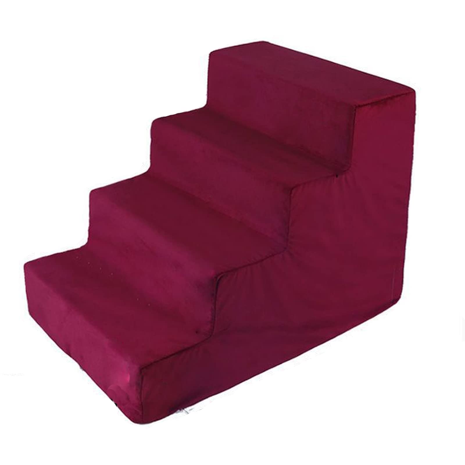 Best Folding Dog Stairs for Small Dogs & Cats - 3/4 Step Pet Steps for High Beds & Couches - Portable Pet Ramp for Elderly Pets & Puppies - Perfect for Bedroom, Living Room & Travel Use