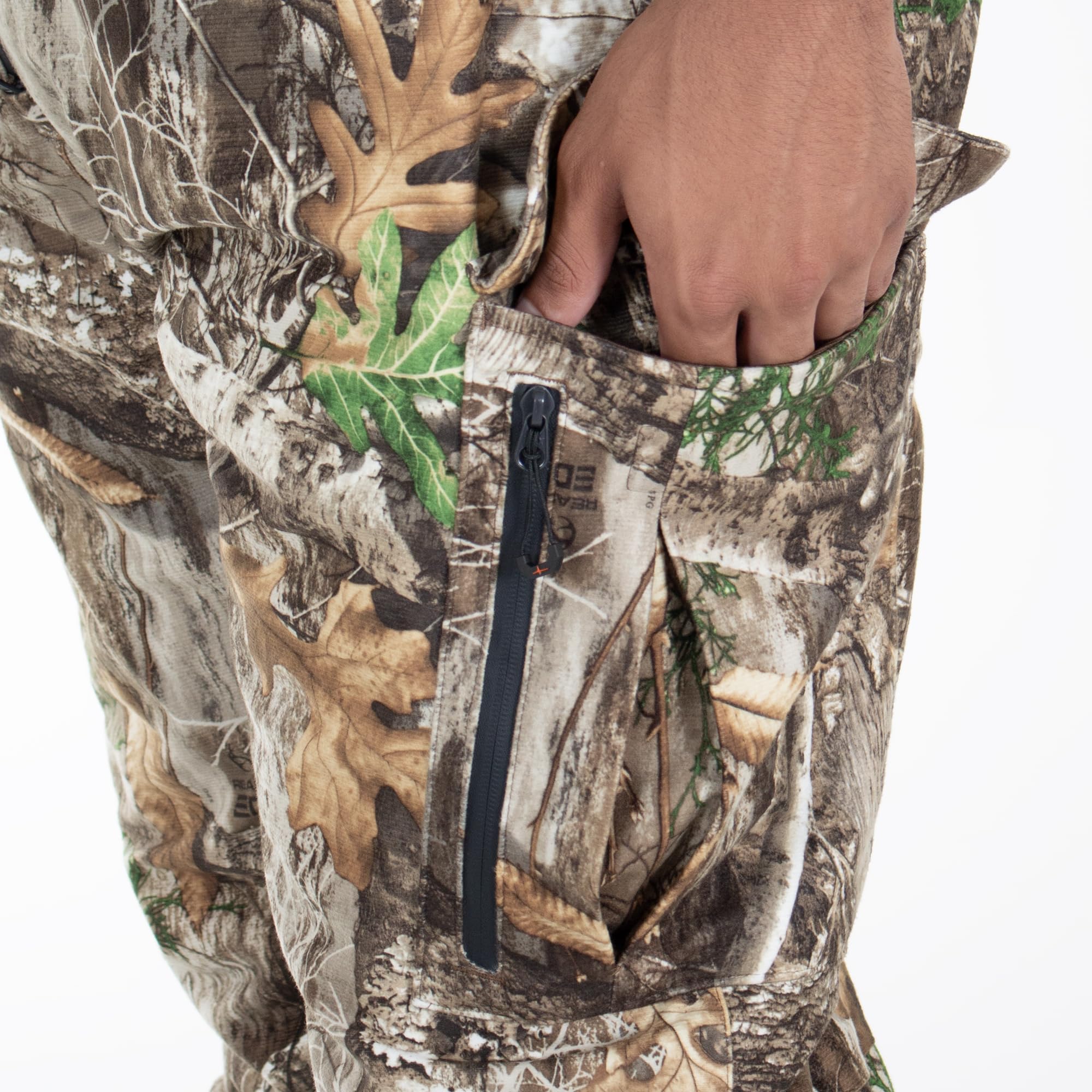 HABIT Men's Waterproof Insulated Bib Overalls for Hiking, Hunting & Outdoor Work - Stretch Comfort & All-Weather Protection