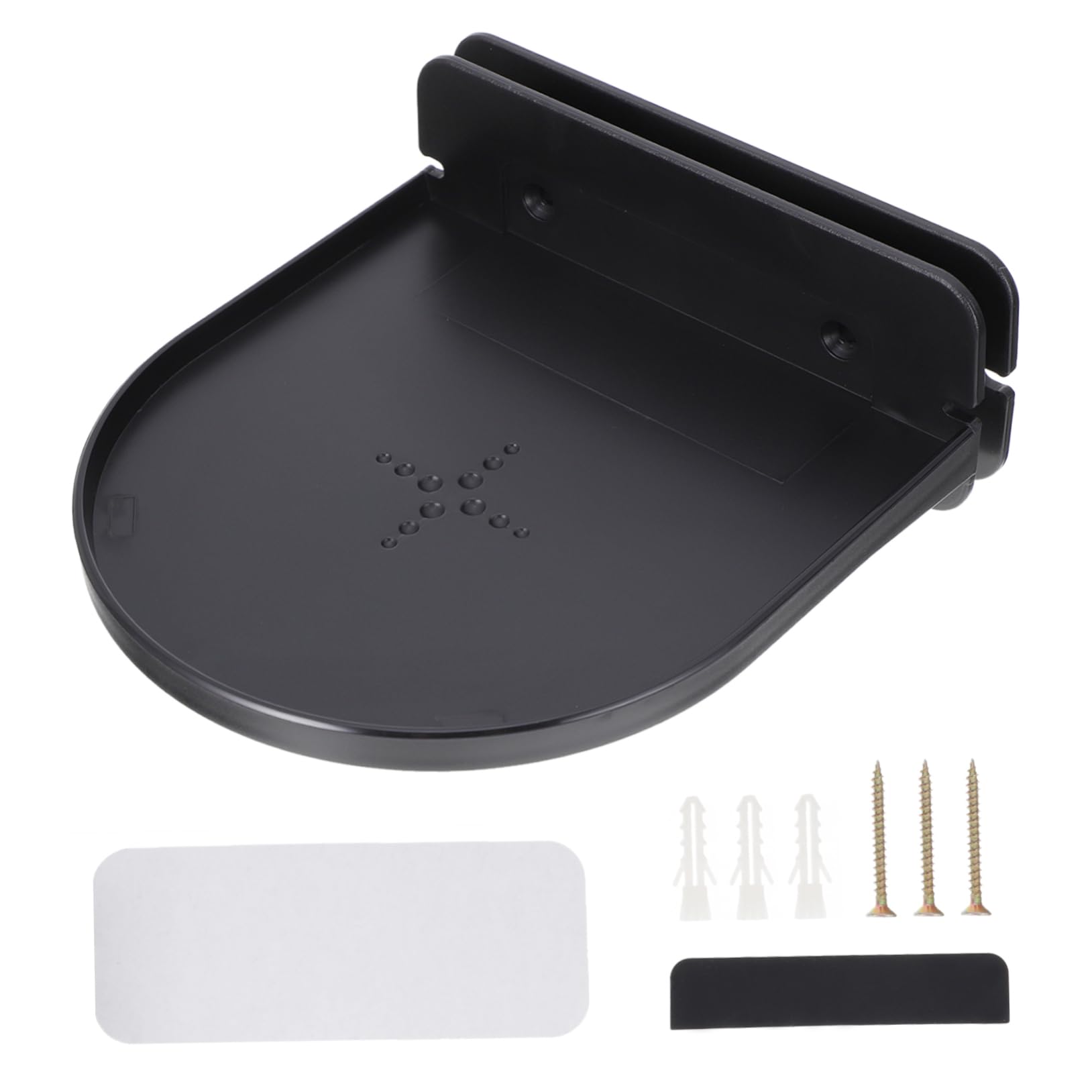 Levemolo 1-Pack WiFi Smart Outlet Stand - Wall Mountable Speaker Holder with Plastic Base | Perfect for Home Office, Kitchen & Bedroom Smart Device Setup