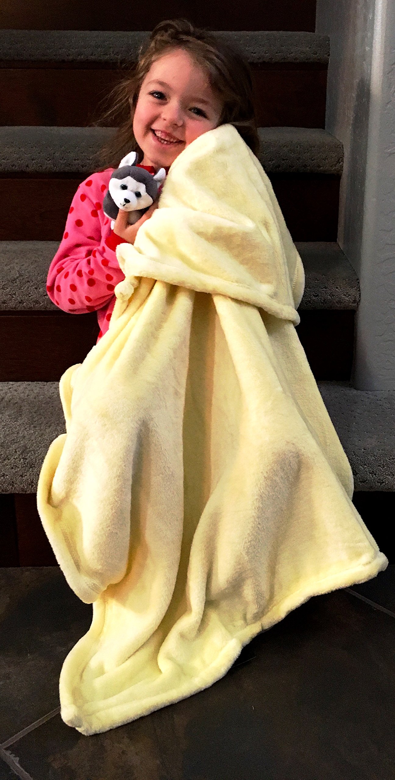 Premium Soft Baby Blanket - Youthful Yellow 30