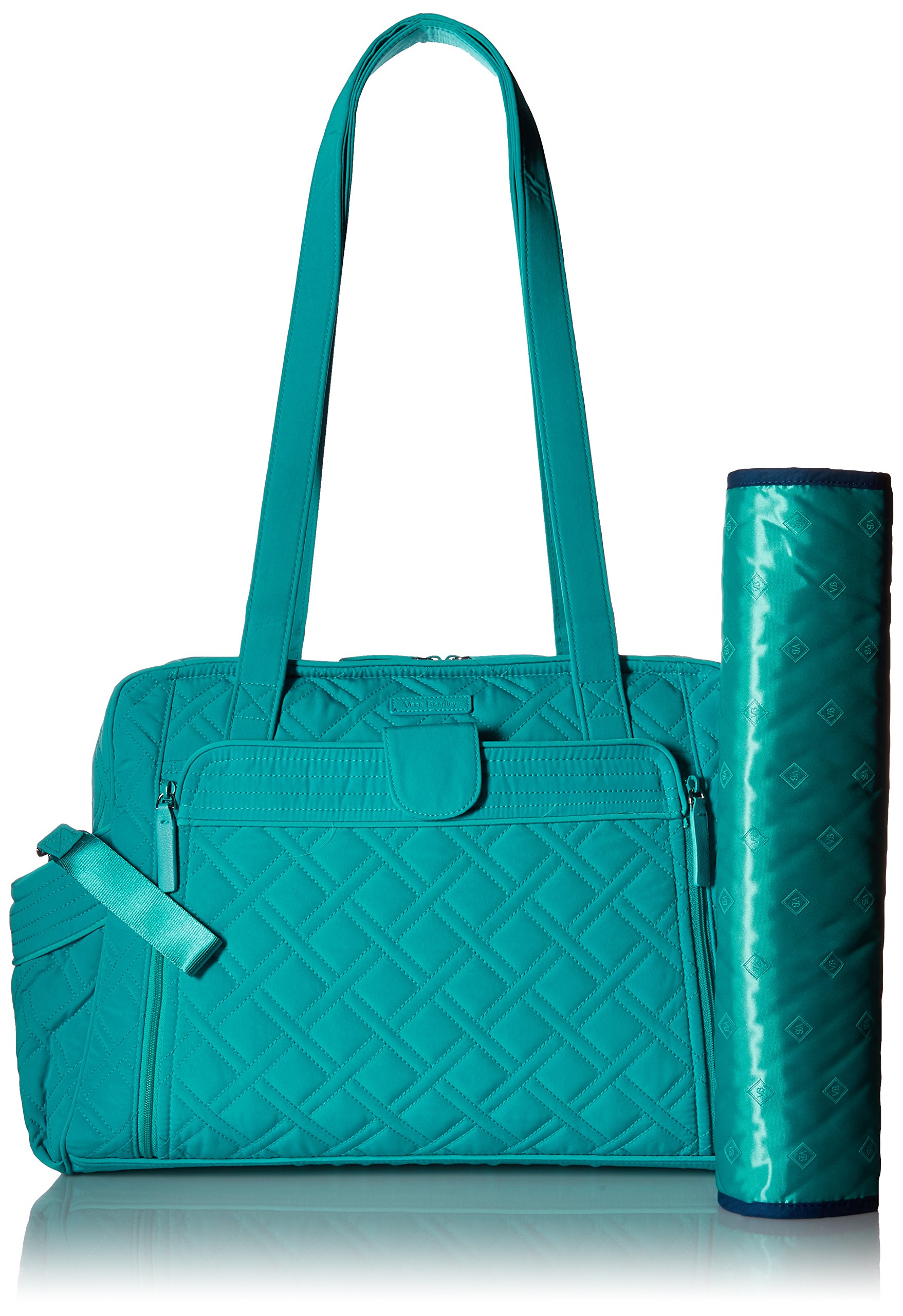 Vera Bradley Women's Polyester Diaper Bag - Stylish & Spacious Baby Bag for Moms, Perfect for Travel, Shopping & Everyday Use