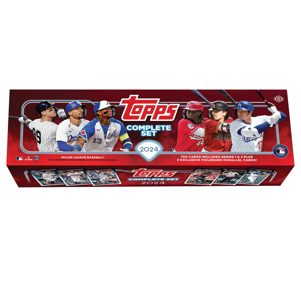 2024 Topps Baseball Complete Sets Hobby Box - MLB Trading Cards Collection for Collectors & Fans - Perfect for Gifts, Investments, and Fantasy Baseball
