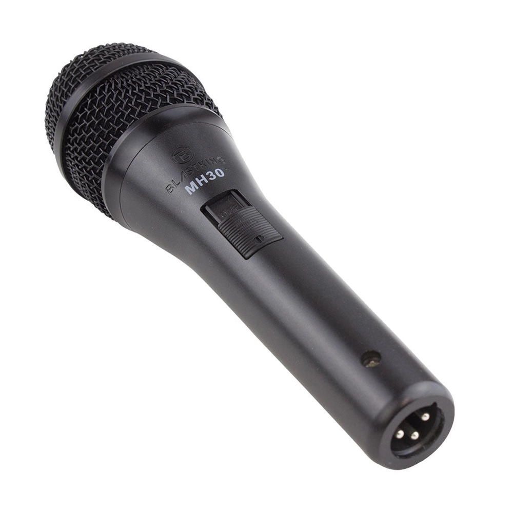 Blastking MH30KIT Professional Dynamic Cardioid Microphone with Stand Kit - Perfect for Podcasting, Live Streaming & Home Studio Recording