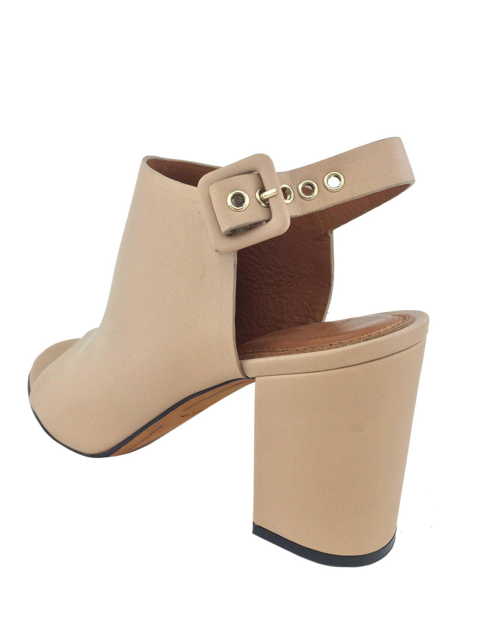 Givenchy Leather Slingback Glove Sandals for Women - Size 7 US | Luxury Designer Heels for Parties, Weddings & Evening Events