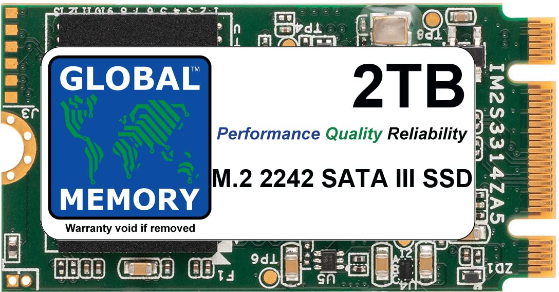 2TB M.2 2242 NGFF SATA 3 SSD - High Speed Solid State Drive for Laptops, Desktops, Servers & Workstations | Upgrade Your PC Storage for Gaming, Video Editing & Data Processing