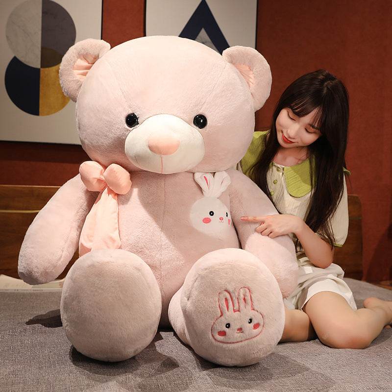 Giant 3ft Pink Sakura Teddy Bear - Large Plush Stuffed Animal for Girls, Kids Room Decor, Valentine's Day Gift, Birthday Present, Nursery Cuddly Toy - Perfect for Bedroom, Playroom, and Photo Props