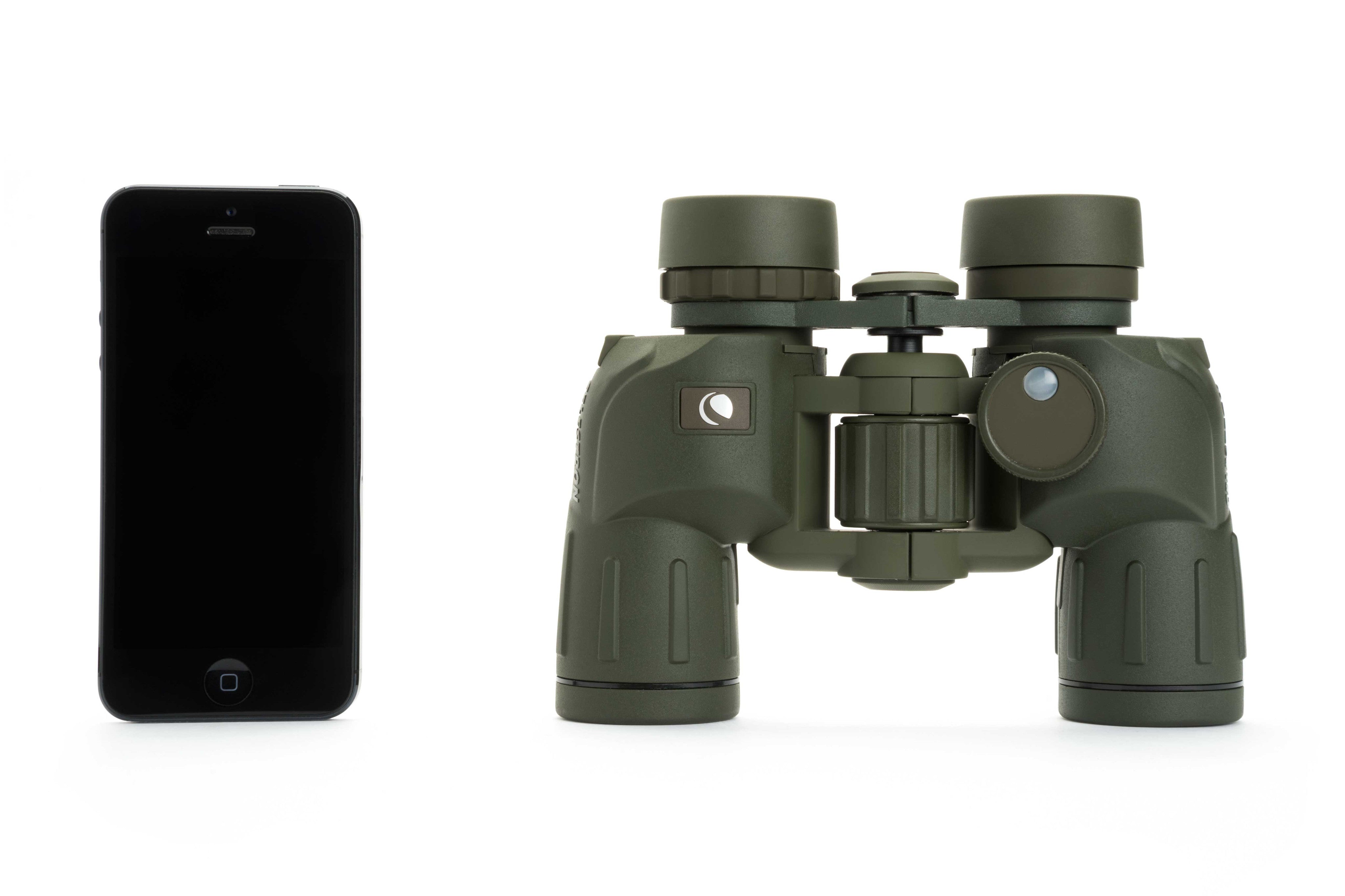 Celestron Cavalry 7x30mm Porro Binoculars with Built-in Compass & Reticle - Waterproof & Fogproof for Bird Watching, Hiking, and Outdoor Adventures