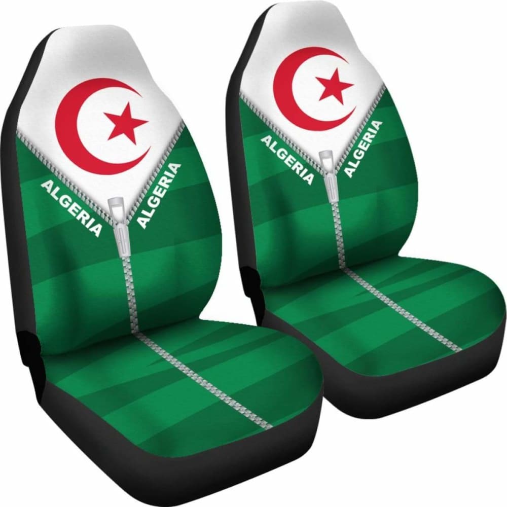 Premium Algeria Car Seat Cover with Straight Zipper Style 192609 - Waterproof & Durable Protection for Cars, Trucks, SUVs - Perfect for Daily Commute, Road Trips & Pet Owners