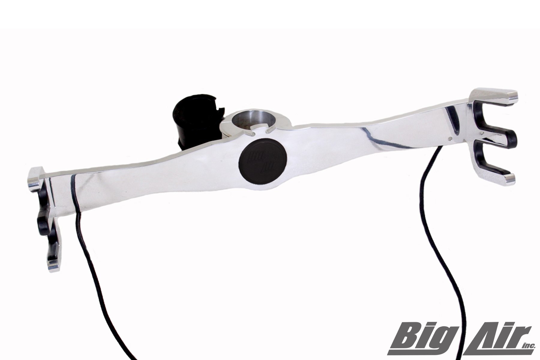 Big Air Hydro Universal Ski Rack for Cars (Polished Aluminum) - Holds 1 Pair of Skis - 2.5