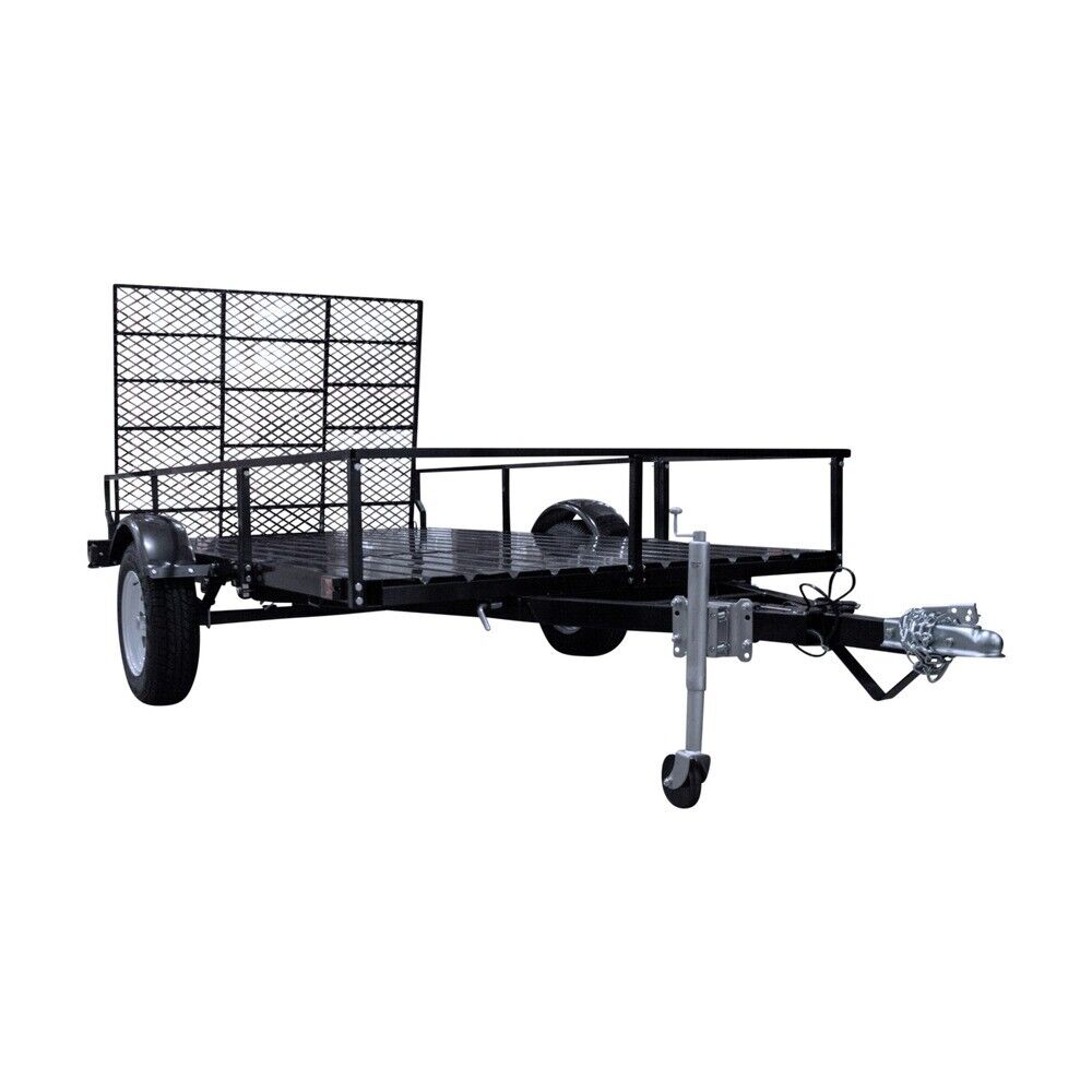 DK2 MMT6X10 6 ft. x 10 ft. Single Axle Utility Trailer Kit - 1950 lb Capacity Heavy Duty Drive-Up Gate for ATV, Motorcycles & Equipment Hauling - Perfect for Farm, Construction & Outdoor Adventures