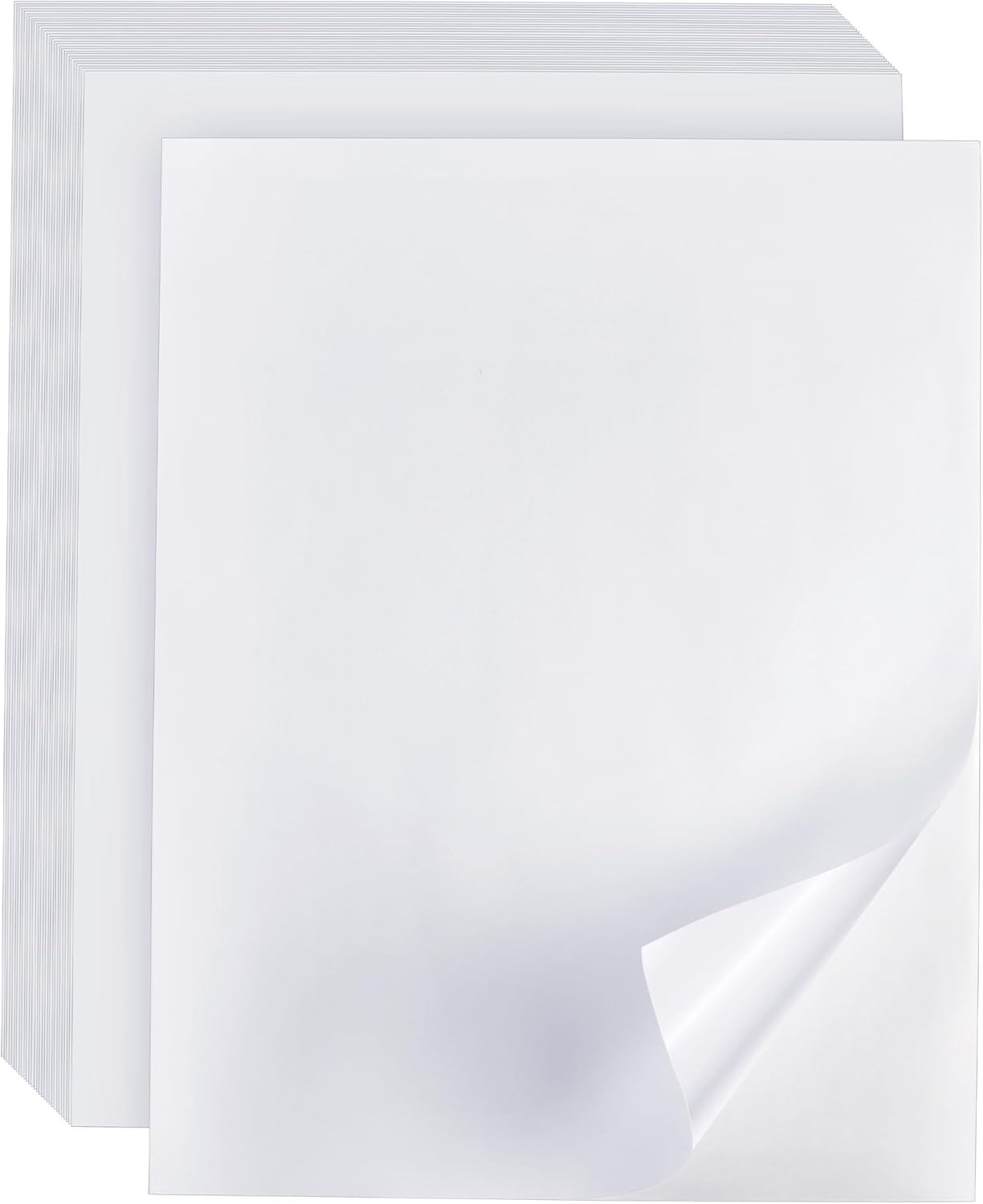 30 Sheets Full Sheet Label Sticker Paper, 8.5