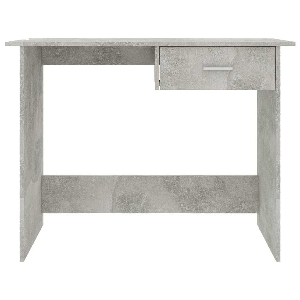 CHARMMA Modern Concrete Gray Office Desk - 39.4