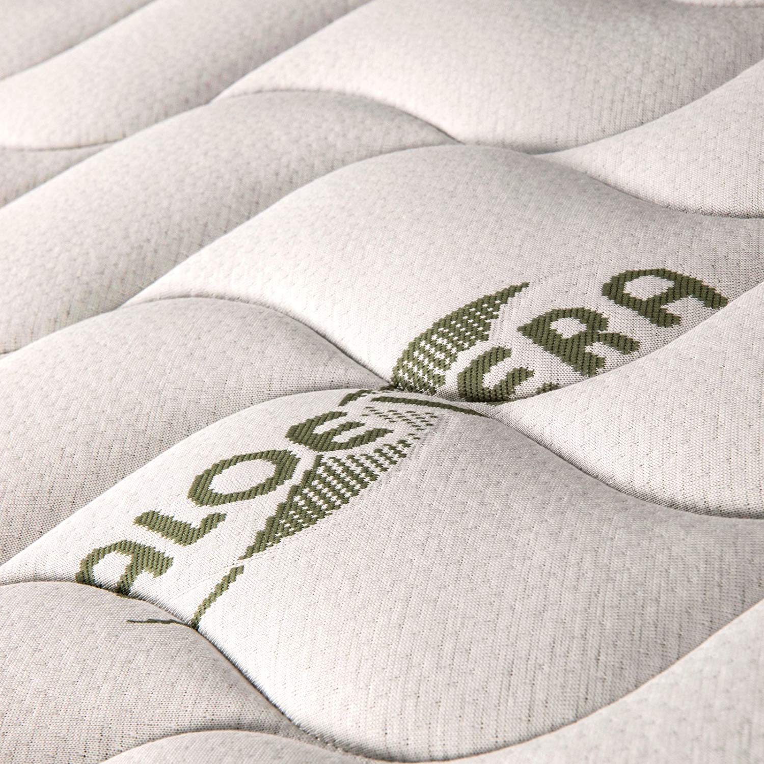 EVERGREENWEB - 20cm Aloe Vera Memory Foam Mattress 160x190cm, Eco-Friendly Breathable Fabric, Hypoallergenic with Free Pillows - Perfect for Bed Frames & All Sleeping Needs
