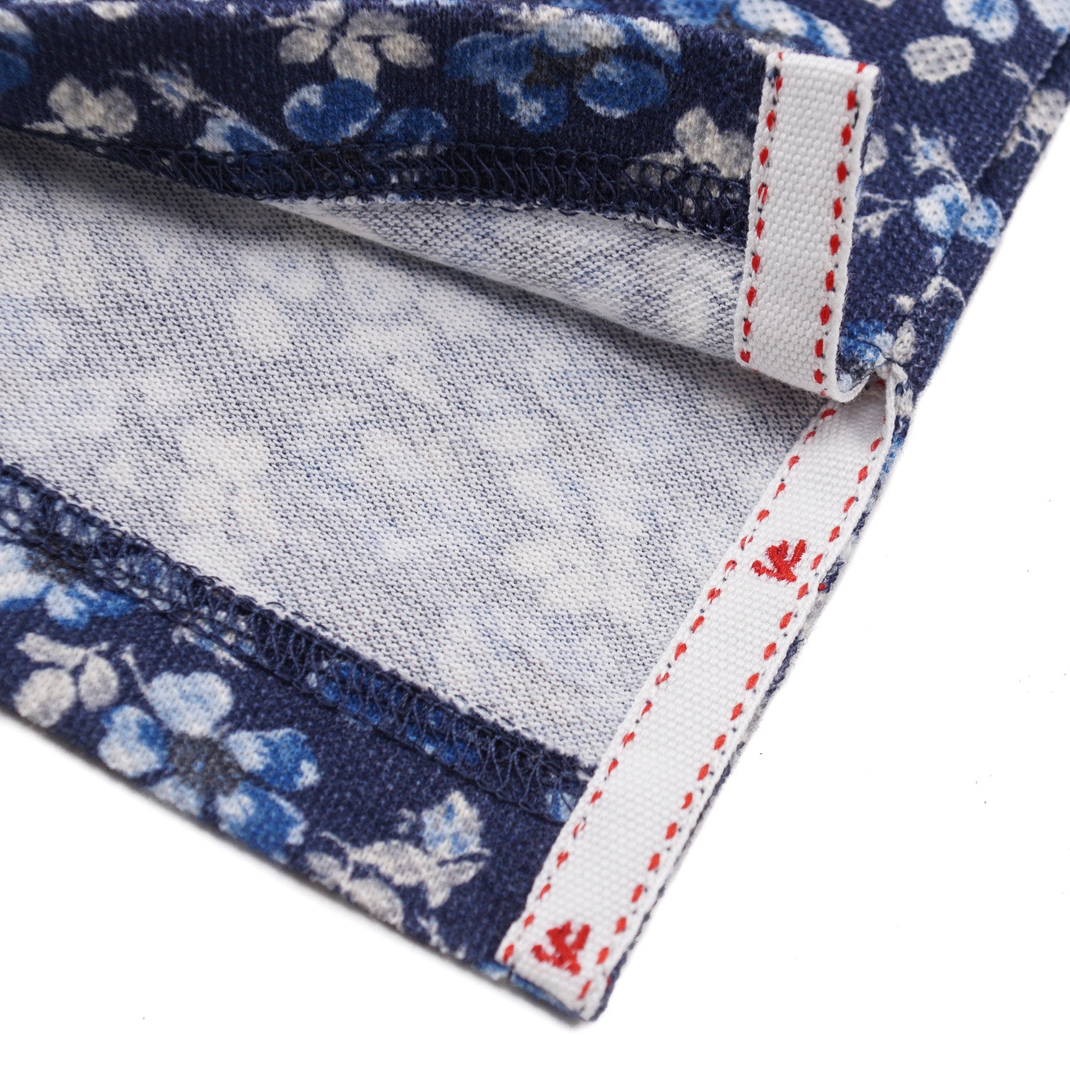 Isaia Floral Print Pique Cotton Polo Shirt for Men - Premium Short Sleeve Casual Shirt - Perfect for Summer, Golf, and Outdoor Activities