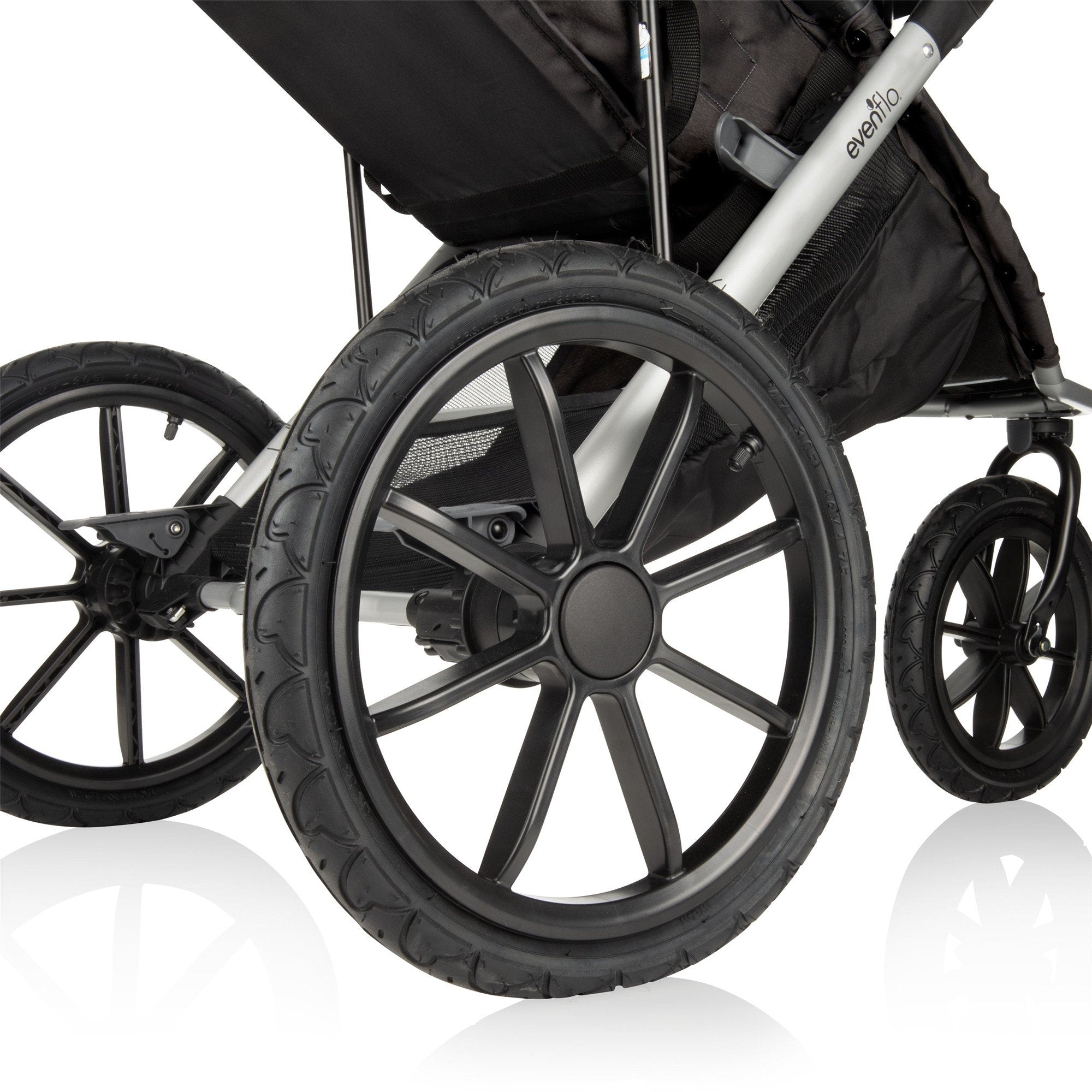 Evenflo Victory Plus Jogging Stroller Travel System - Lightweight All-Terrain Baby Stroller with Car Seat | Perfect for Running, Hiking & Outdoor Adventures with Your Baby