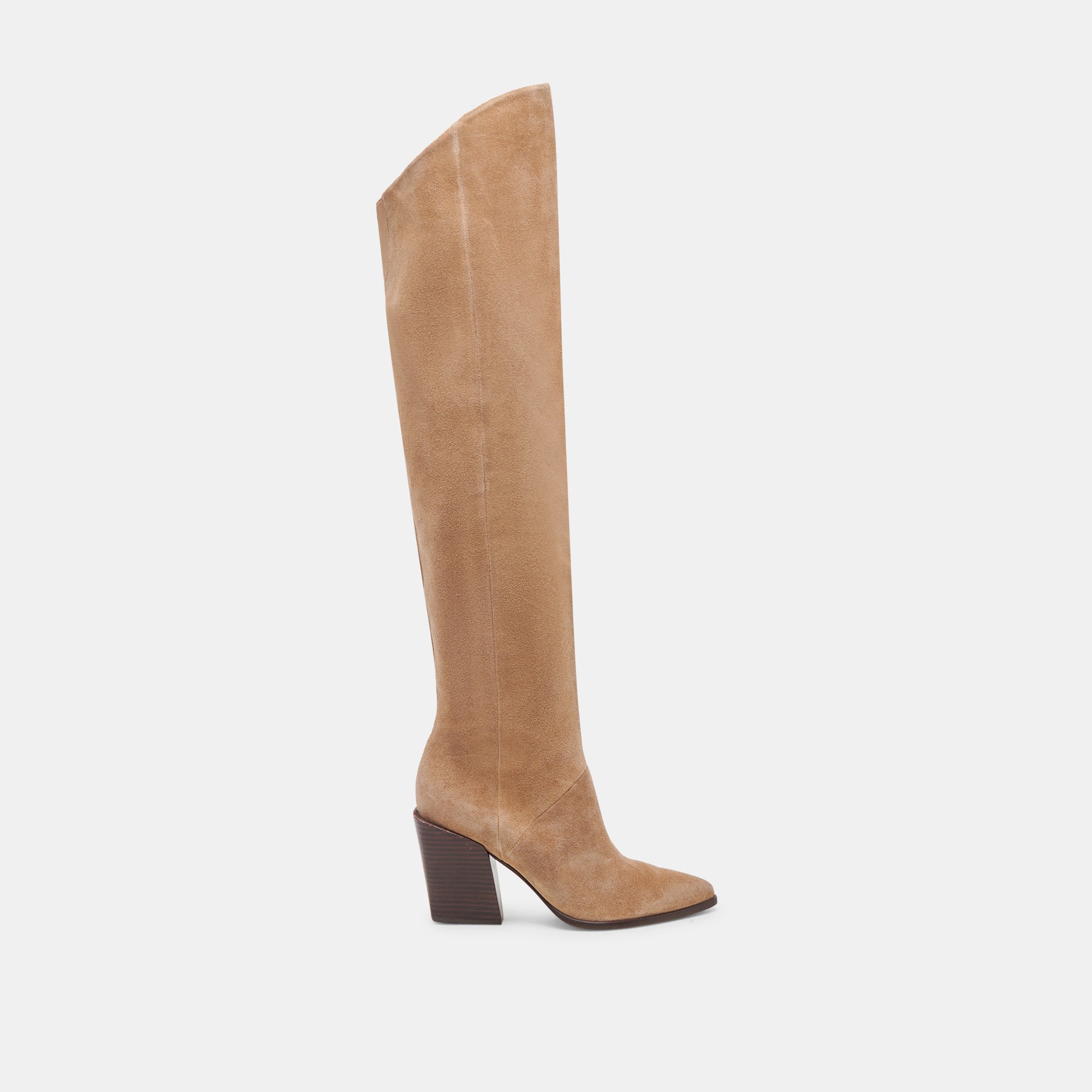 Lupin Wide Calf Boots in Mushroom Suede – Comfortable & Stylish Ankle Boots for Women – Perfect for Casual Outfits, Work, and Fall/Winter Fashion