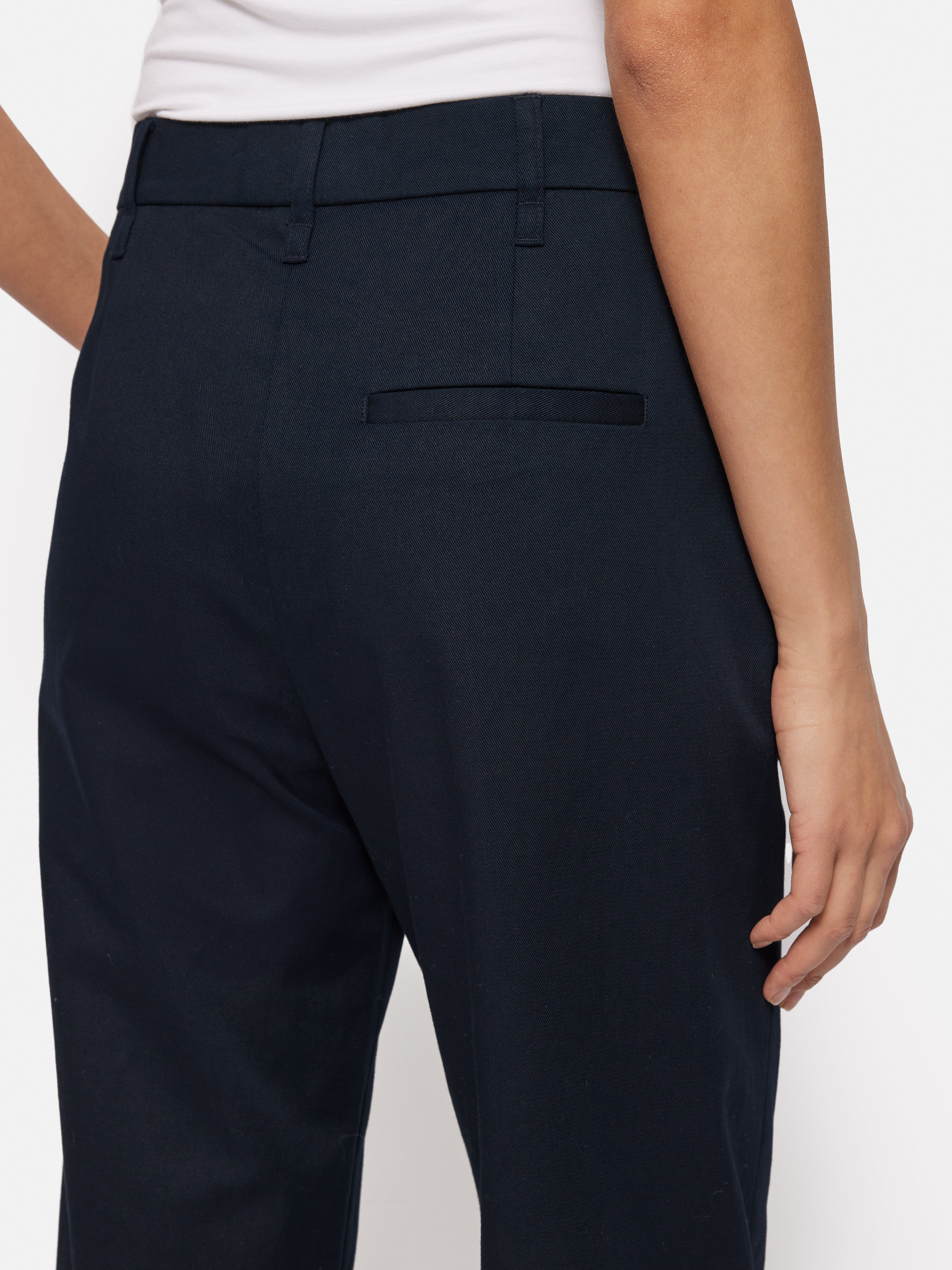 Premium Nevis Cotton Chino Pants for Men - Classic Navy Blue Casual Trousers - Perfect for Office Wear, Business Casual & Weekend Outings