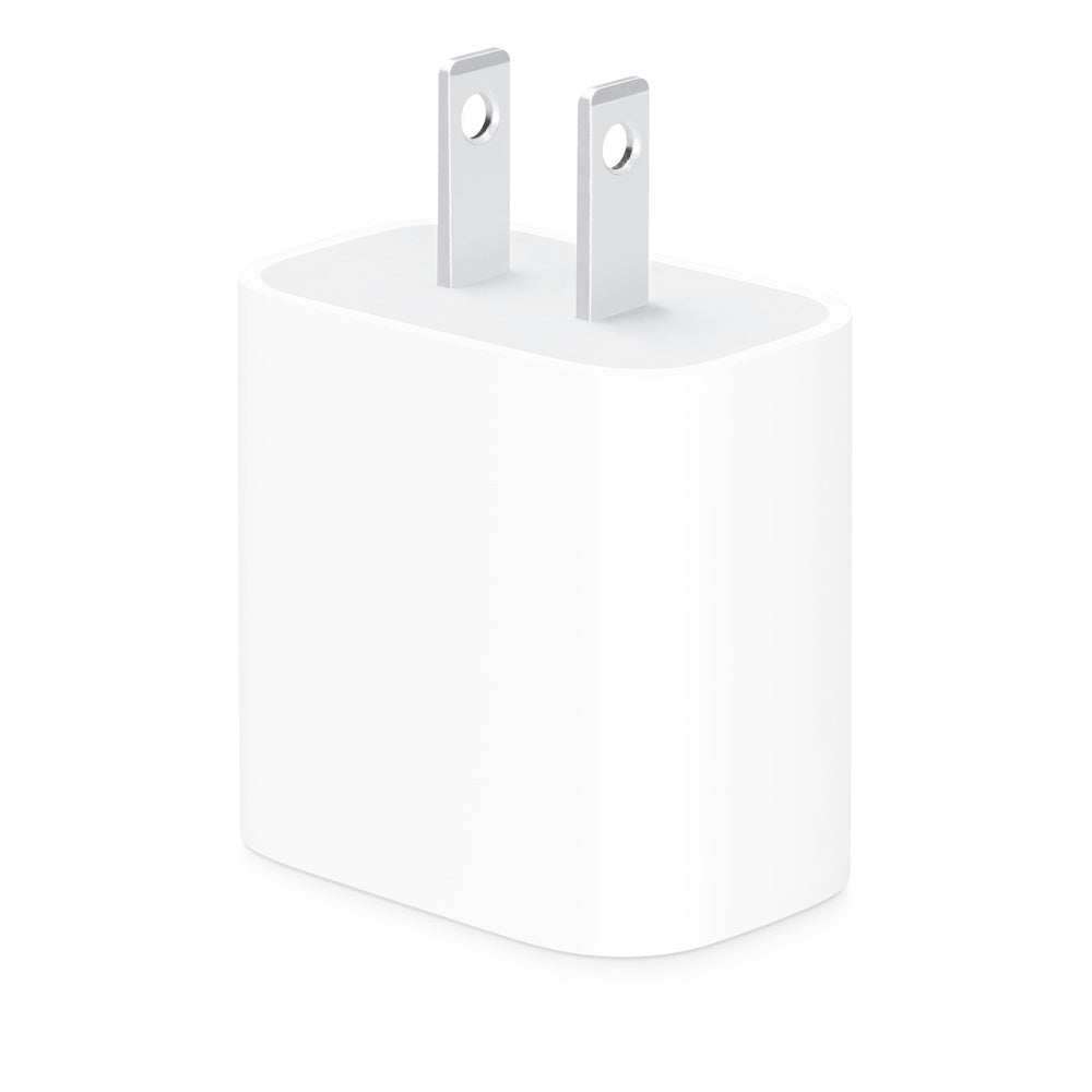 Original Apple 20W USB-C Power Delivery Fast Wall Charger Block - White | Compatible with iPhone 12/13/14, iPad Pro & AirPods | Perfect for Home, Office & Travel Charging