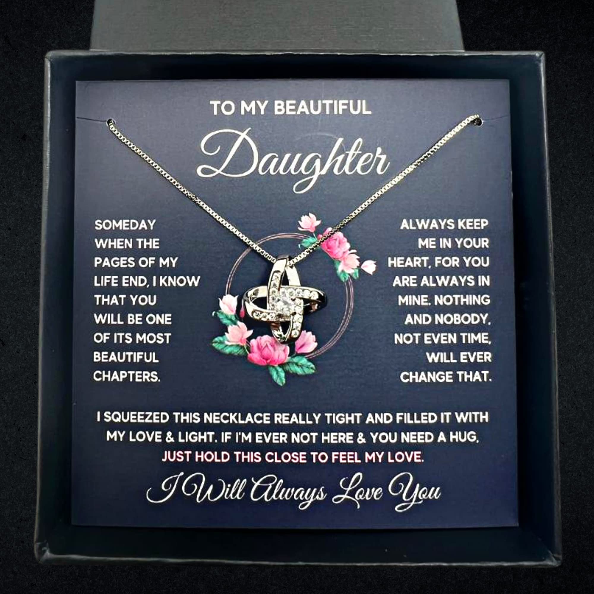 Mother Daughter Necklace Gift - Gemstone Jewelry for Birthday, Graduation | Elegant & Meaningful
