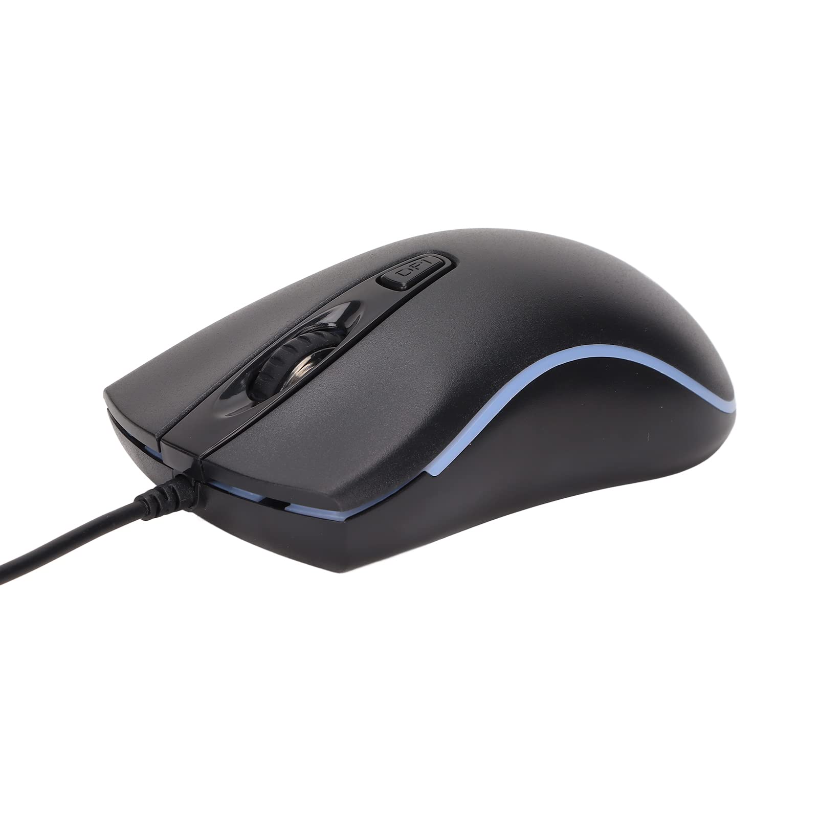 Ergonomic RGB Gaming Mouse - Adjustable 800/1200/1600 DPI, Wired USB, Plug & Play for PC, Laptop, Home Office | Perfect for Gaming, Work & Long Computer Sessions