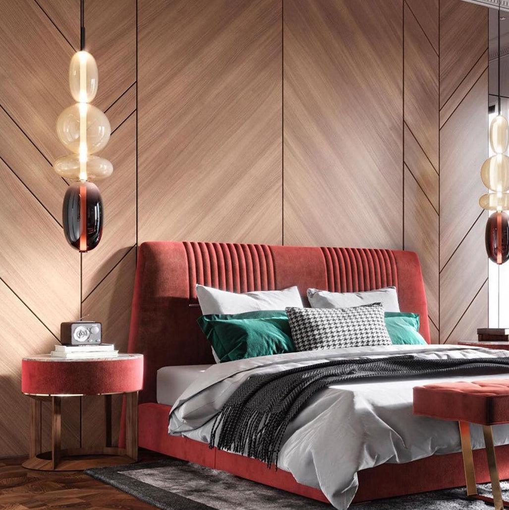 Stylish Candied Glass Combo Pendant Light - Modern Hanging Fixture for Kitchen Island, Dining Room & Bedroom Decor