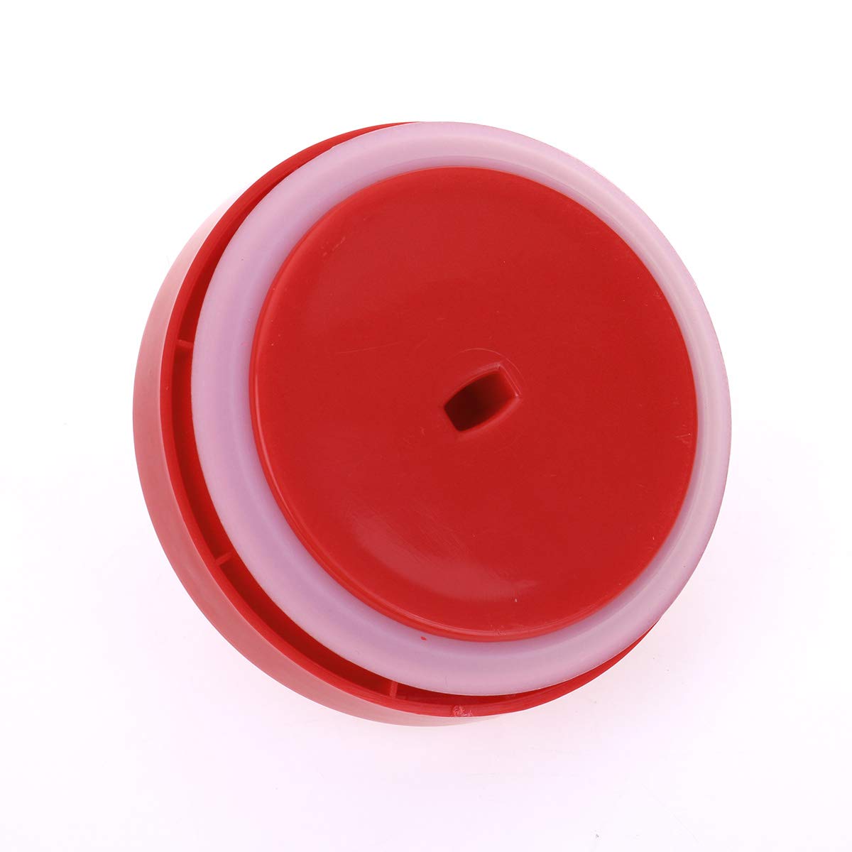 2Pcs High Borosilicate Glass Food Storage Jars with BPA-Free Airtight Plastic Lids - Perfect for Cookies, Dry Goods & Kitchen Pantry Organization (Red)
