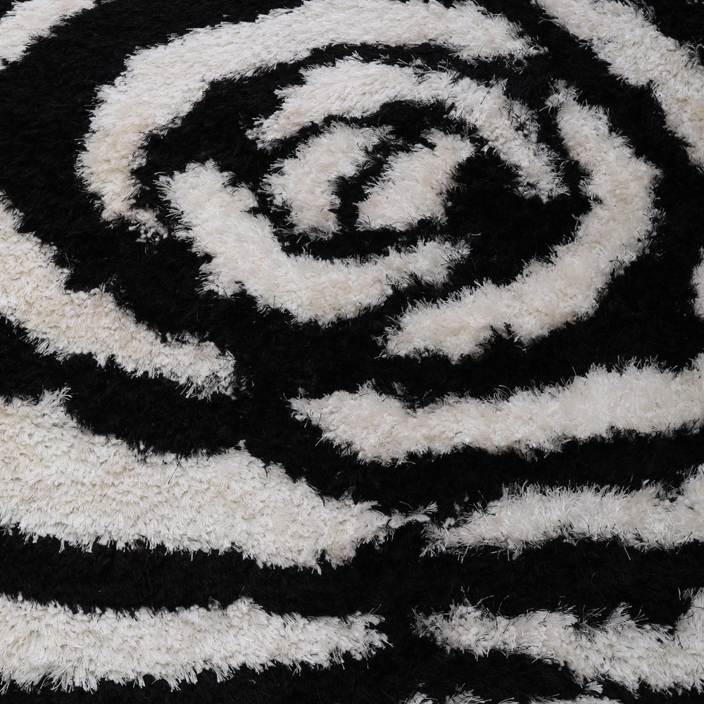 Queen's Cup Hand Tufted Wool Area Rug - Soft & Durable Living Room Carpet for Bedroom Decor, Home Office Floor Mat