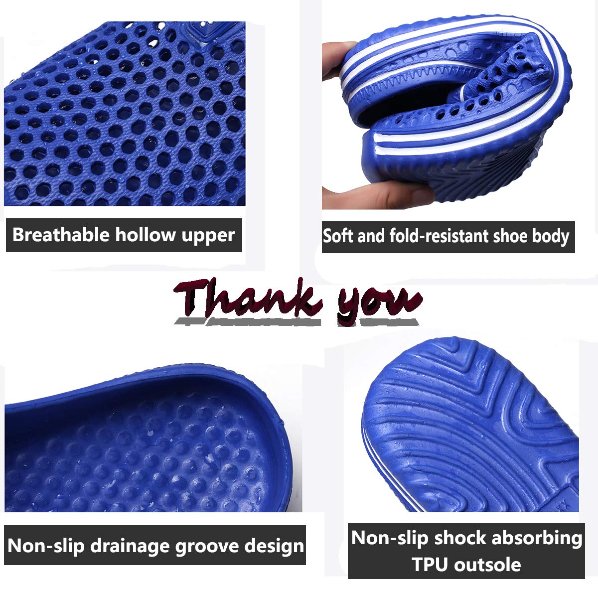 **Breathable Non-Slip Unisex Sandals for Men & Women – Quick-Dry Lightweight Beach & Garden Slippers – Indoor/Outdoor Comfort for Couples, Bathroom, Pool & Travel**