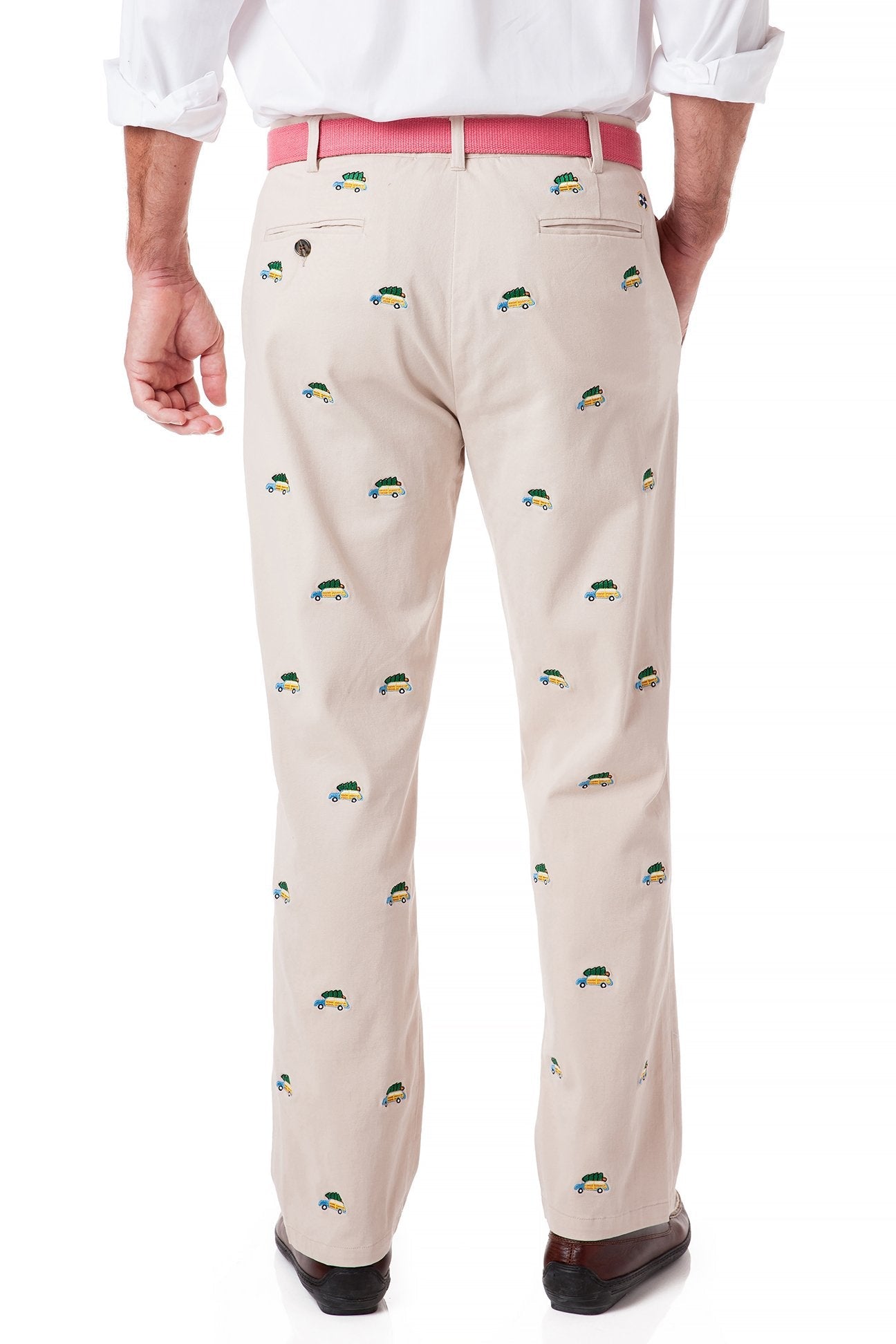 Stretch Twill Harbor Pants in Stone Wash - Comfortable & Stylish for Casual Wear, Office, and Holiday Outfits like Christmas Tree Decorating