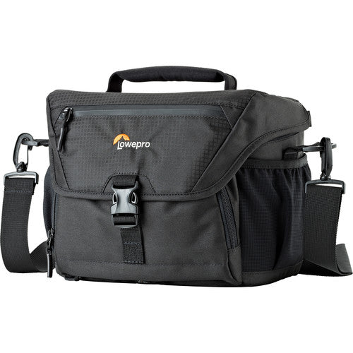 Lowepro Nova 180 AW II Camera Shoulder Bag - Waterproof DSLR/SLR Camera Case with All-Weather Cover - Perfect for Travel, Photography & Outdoor Adventures (Black)