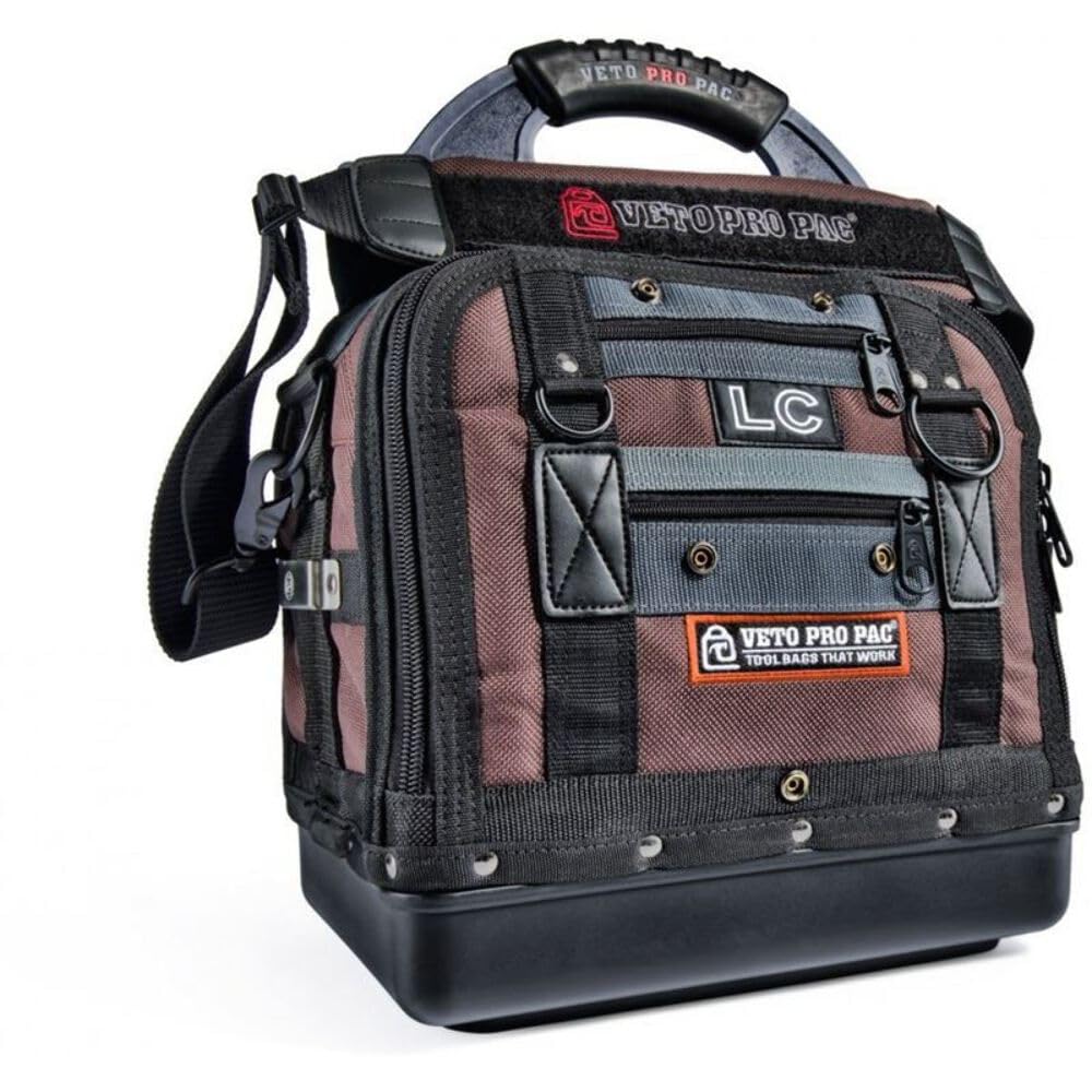 Veto Pro Pac LC Professional Tool Bag - Durable & Organized for Electricians, HVAC Techs & Contractors - Perfect for Job Sites & Workshops