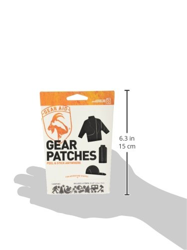 GEAR AID Tenacious Tape Gear Patches - Durable Fabric Repair Tape for Jackets, Tents & Outdoor Gear - Waterproof & Washable for Long-Lasting Repairs