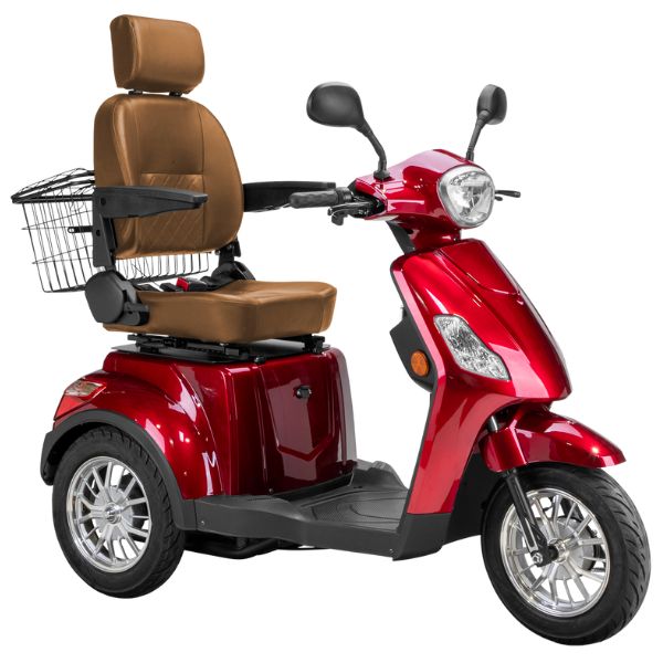 Bespoke Legacy Full Size 3 Wheel Mobility Scooter for Adults - Lightweight Electric Scooter with Long Battery Life - Perfect for Outdoor, Shopping & Travel