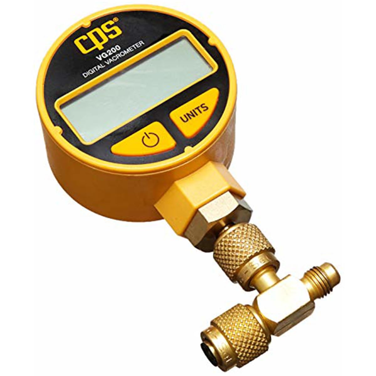 CPS VG200 Digital Vacuum Gauge - NIST Calibrated for Precision, 400 Psi Pressure Resistance, 5-Digit LCD Display | Ideal for HVAC/R Vacuum Testing, Refrigeration Maintenance & Automotive AC Diagnostics