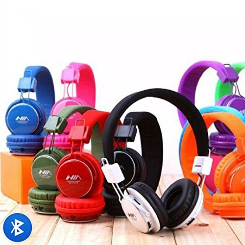 ameego U-009 Foldable Wireless Bluetooth Headphones with Built-in Mic, MicroSD/TF Card Slot, FM Radio & 3.5mm Detachable Cable - Stereo Sound for Phone, Tablet, PC, Laptop & Gaming (Black) | Perfect for Commuting, Workouts & Travel
