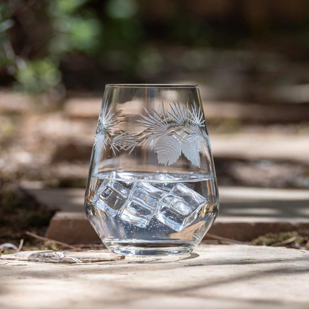 Icy Pine 18oz Stemless Wine Tumbler Glass Set - 12 Pack BPA-Free Insulated Cups for Chilled White Wine, Cocktails & Iced Coffee | Perfect for Parties, Picnics & Outdoor Gatherings