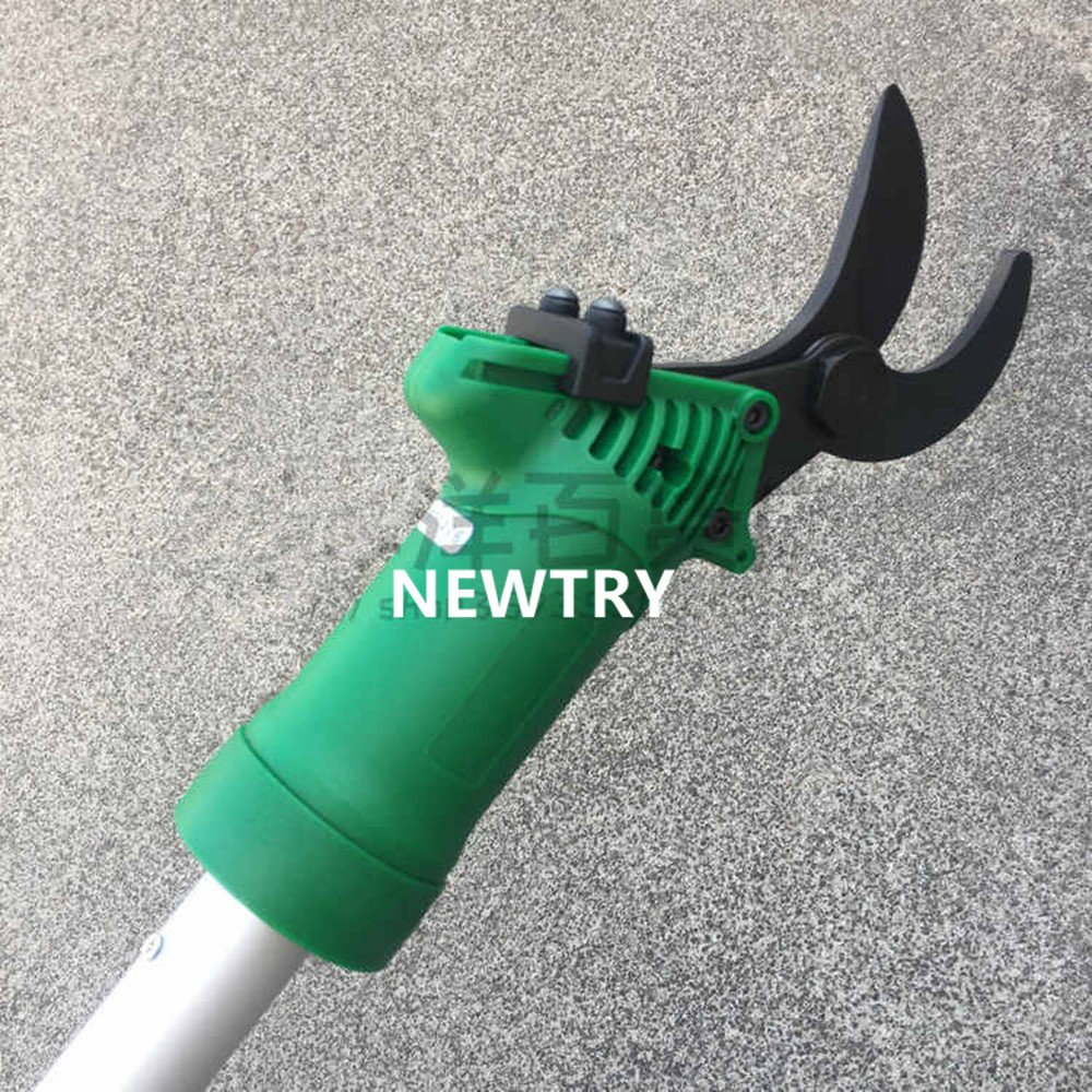 NEWTRY Extendable Pneumatic Air Pruning Shears - 1M Long Reach Tungsten Branch Cutter for Fruit Trees & Thick Gardening Branches | Professional Landscaping & Orchard Maintenance Tool