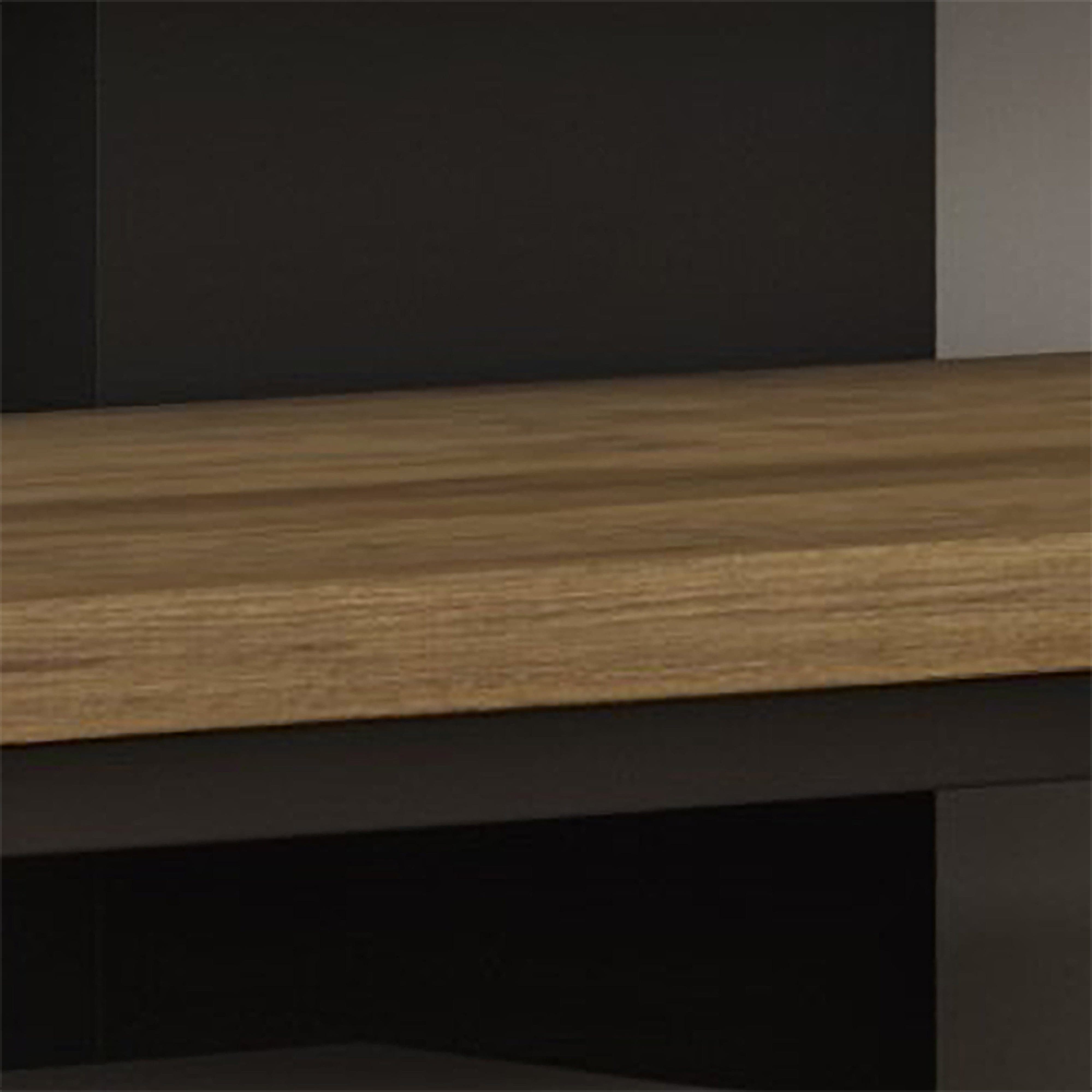 VOODOO Dark Oak Entertainment Unit by Tauris - Stylish TV Stand for Living Room, Home Theater & Media Storage