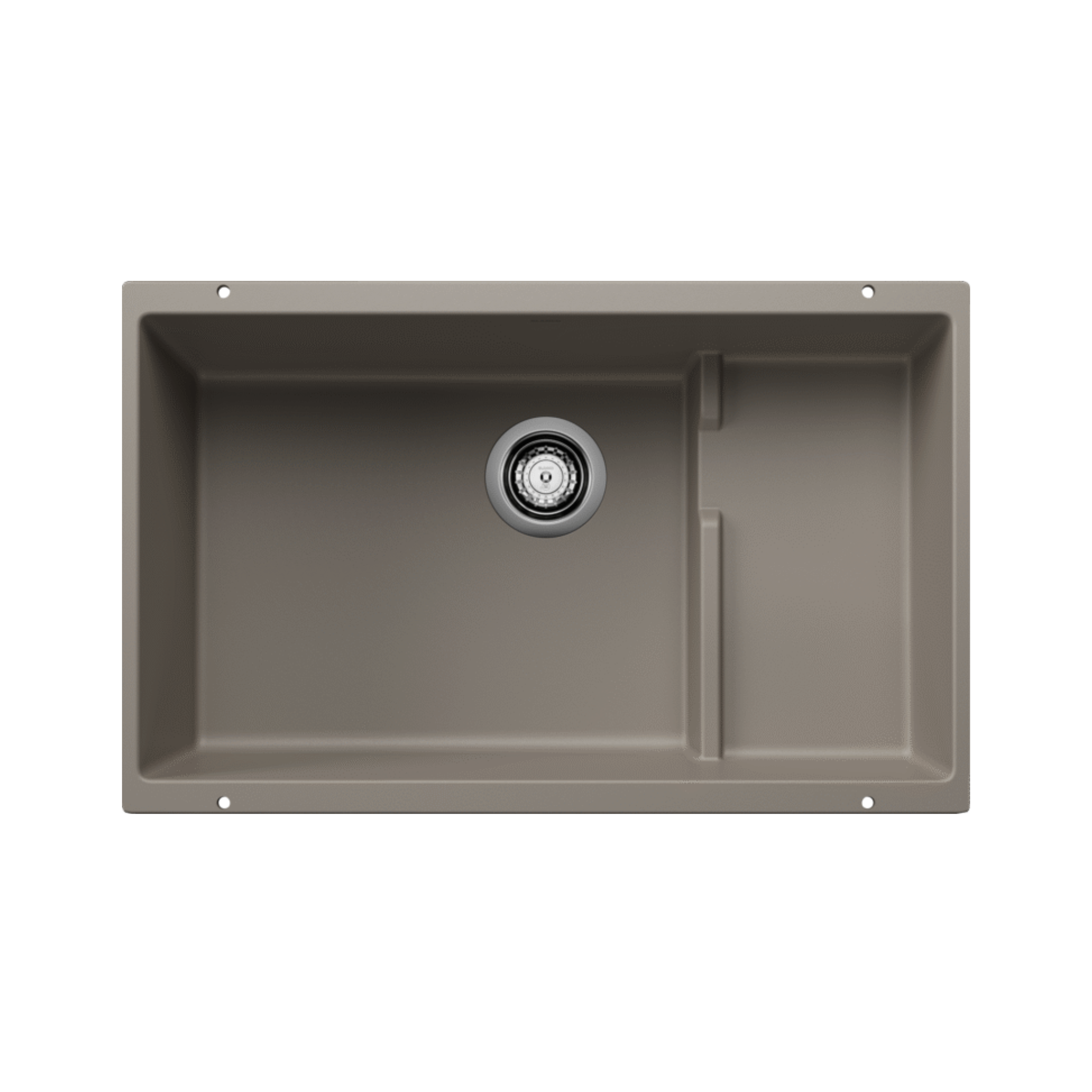 BLANCO PRECIS Cascade Super Single SILGRANIT Kitchen Sink - Durable Stain-Resistant Undermount Sink for Modern Kitchens | Perfect for Cooking, Washing Dishes & Food Prep