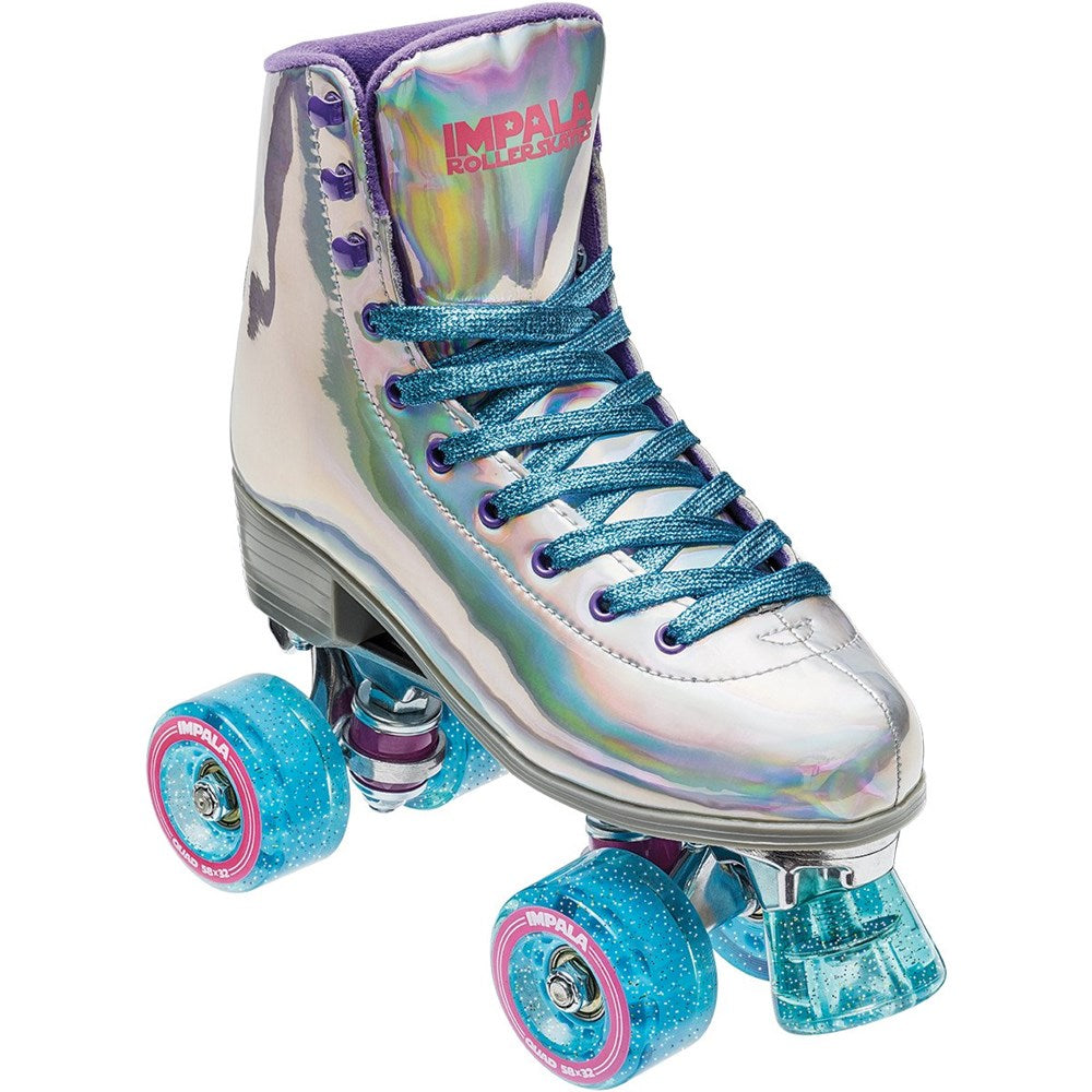 Impala Rollerskates Holographic - Women's & Men's Quad Skates for Indoor & Outdoor Use - Perfect for Rink, Park, Street Skating & Roller Disco Parties