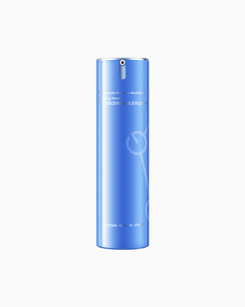 OGP Activate Peptides Revitalizing Saturating Serum for Face - Anti-Aging Hydrating Facial Treatment with Hyaluronic Acid - Perfect for Dry Skin & Wrinkle Reduction