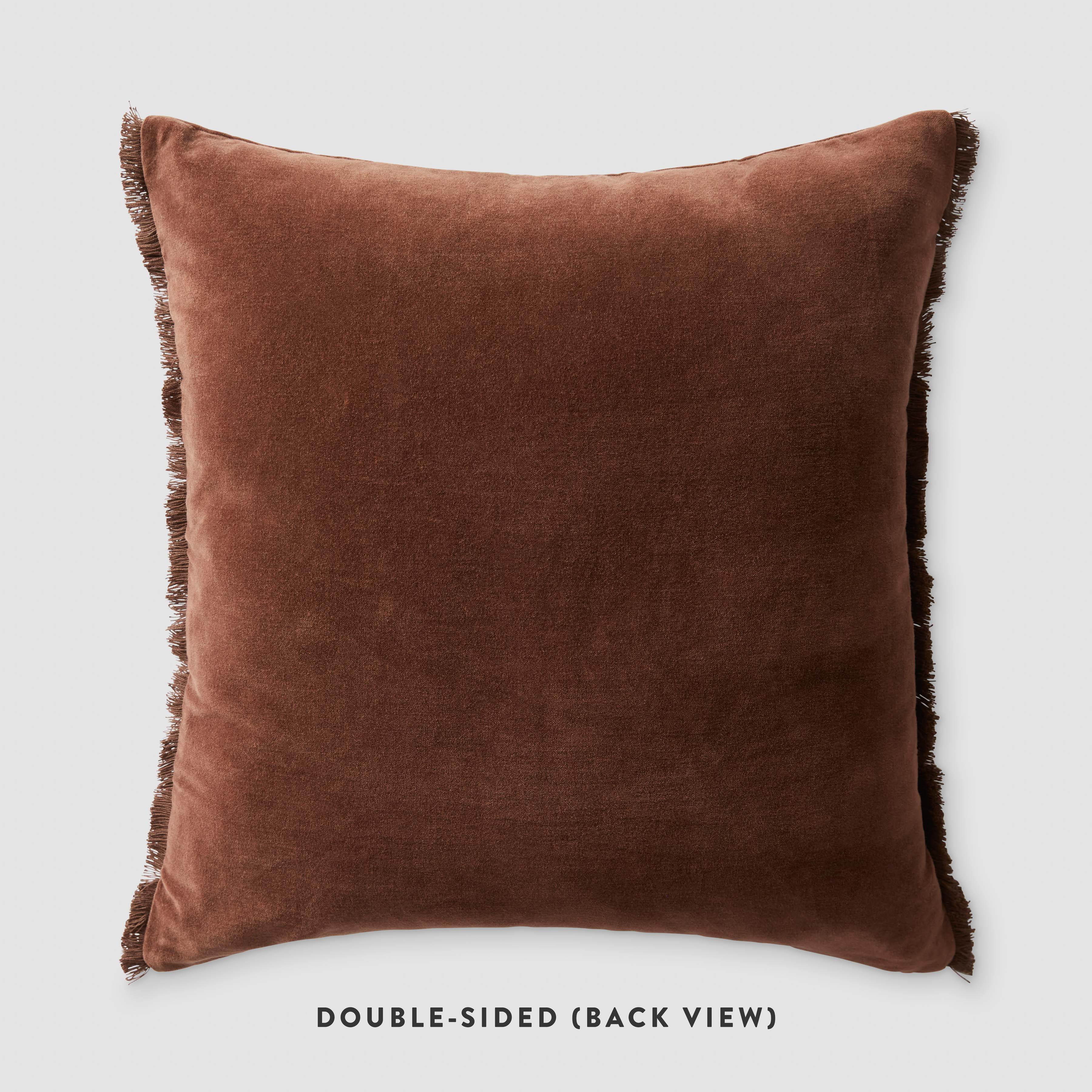 Luxury Velvet Throw Pillow Covers - Soft Decorative Cushion for Sofa, Bed & Home Decor - Elegant Living Room & Bedroom Accent - Set of 2 (18x18 Inches)