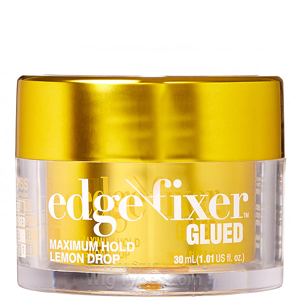 KISS GLUED EDGE FIXER MAX HOLD 30ML - Strong Hair Adhesive for Lace Wigs & Extensions - Perfect for Salon, Cosplay & Daily Use